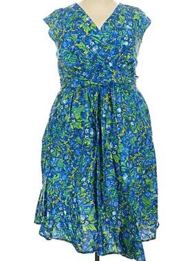 Retrolicious Blue Iris Dress